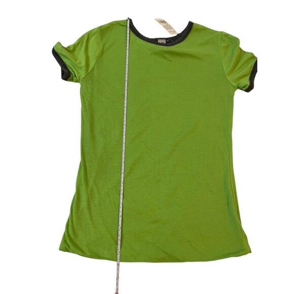 NWT 4Ward Clothing Women's Reversible Short-Sleeve T-Shirt Top Size S Gray Green - Picture 3 of 7